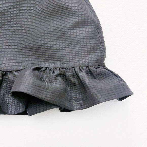 & Other Stories Black LA Atelier Black Flare Skirt SZ2 - Picture 3 of 7